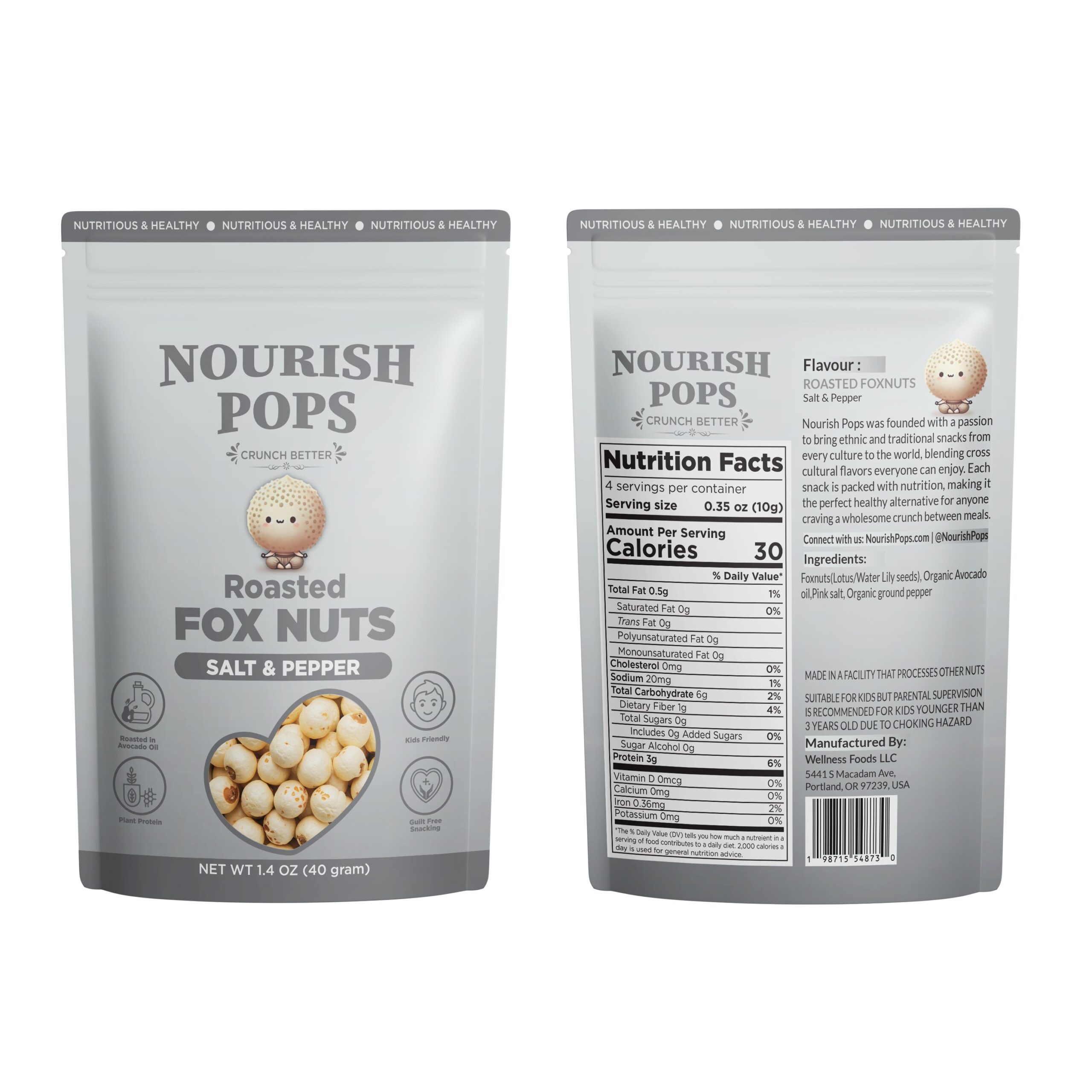Nourish Pops - Salt & Pepper